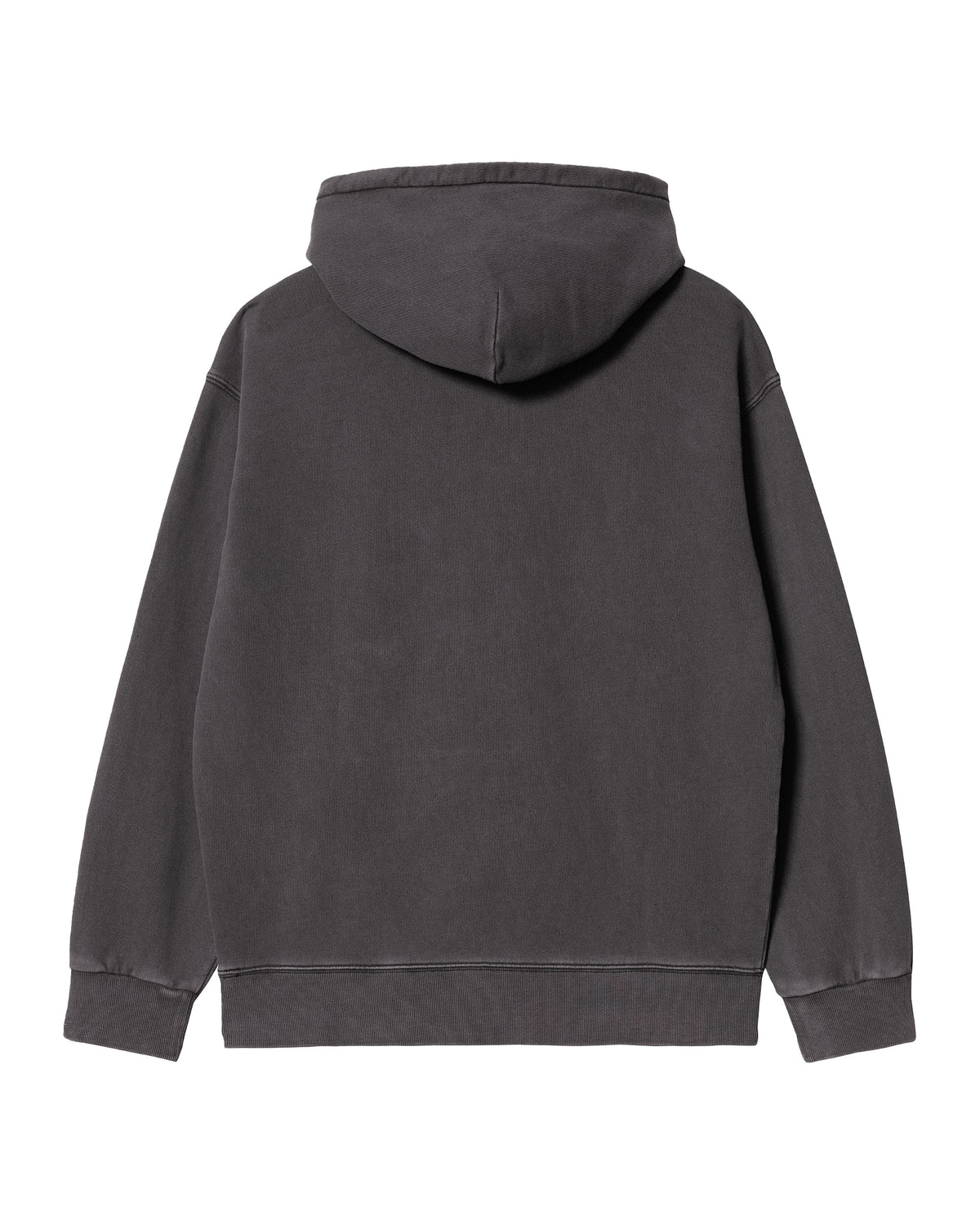 Carhartt Wip Hooded Nelson Sweat Charcoal Garment Dyed