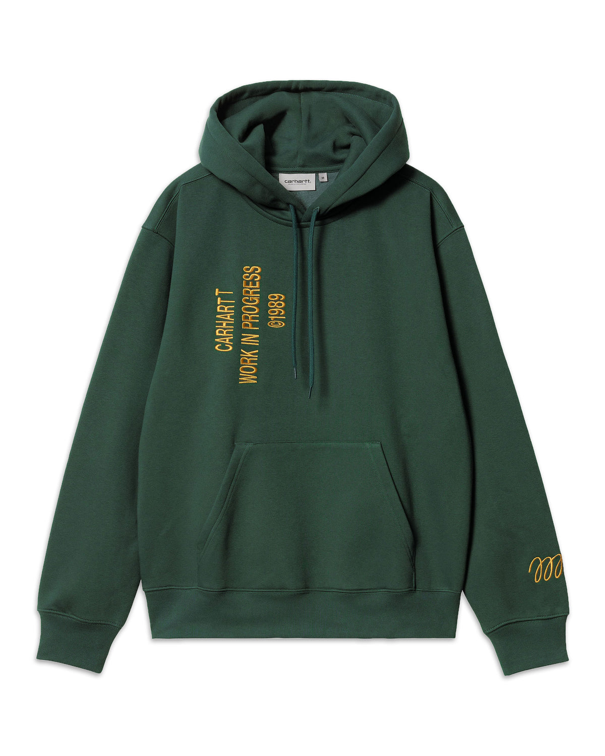 Carhartt Wip Hooded Signature Sweat Discovery Green