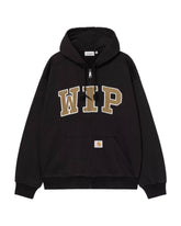 Carhartt Wip Hooded WIP Sweat Jacket Black stone washed