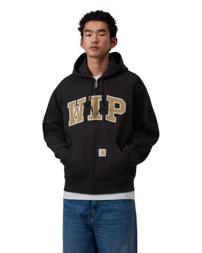 Carhartt Wip Hooded WIP Sweat Jacket Black stone washed