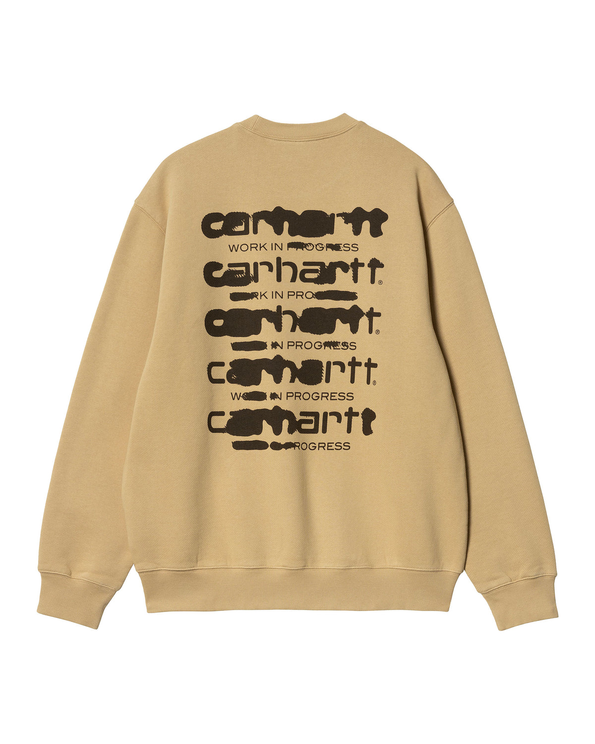 Carhartt Wip Ink Bleed Sweat Sable Tobacco Stone Washed