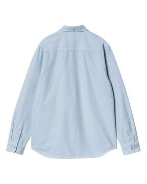 Carhartt Wip L-S Bolton Shirt Air Sky