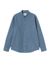 Carhartt Wip L-S Bolton Shirt Icesheet Garment Dyed