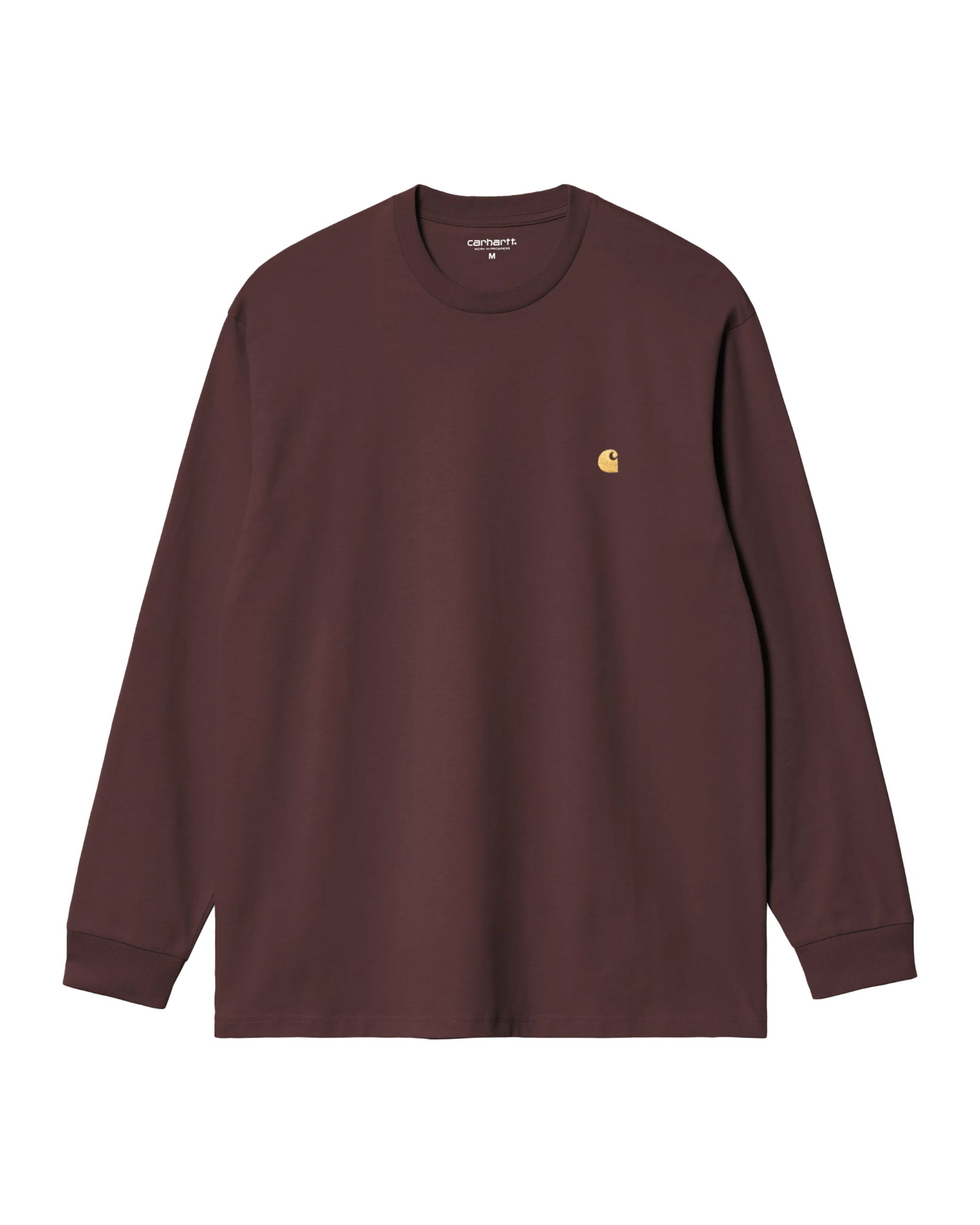 Carhartt Wip L-S Chase T-Shirt Palisander-Gold