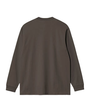 Carhartt Wip L-S Chase T-shirt Shungite-Gold