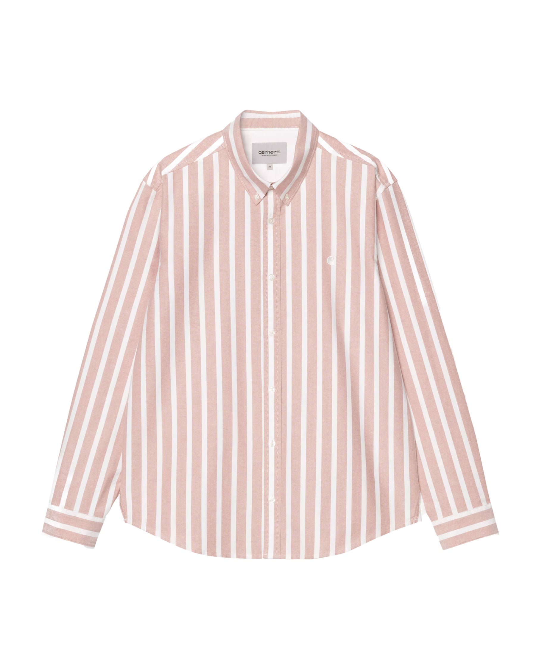 L-S Deven Shirt Deven Stripe Rosso