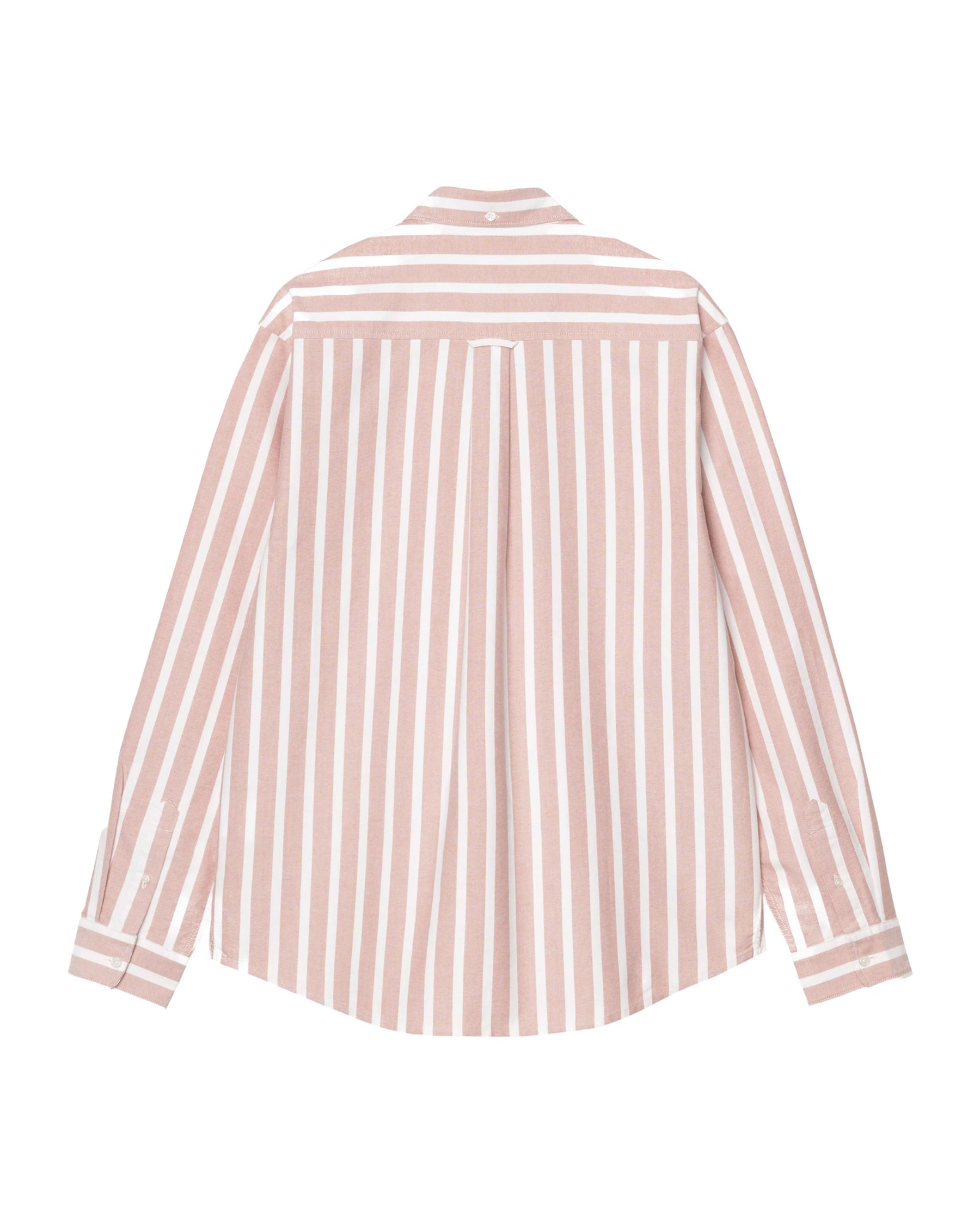 L-S Deven Shirt Deven Stripe Rosso