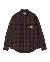 Carhartt Wip L-S Edmands Shirt Check Natural-Palisander