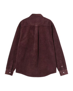 Carhartt Wip L-S Madison Cord Shirt Amarone
