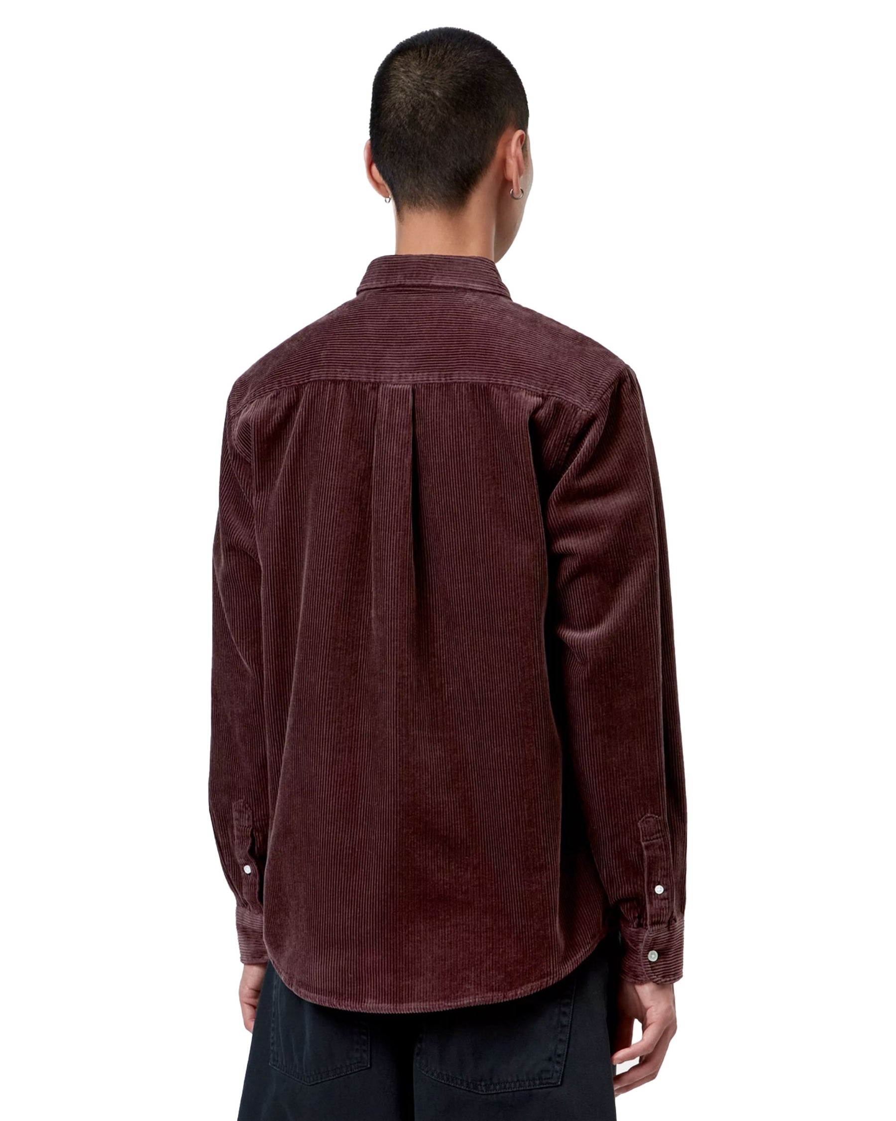 Carhartt Wip L-S Madison Cord Shirt Amarone