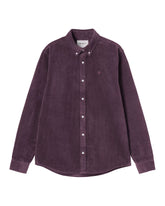 Carhartt Wip L-S Madison Cord Shirt Cozy Purple