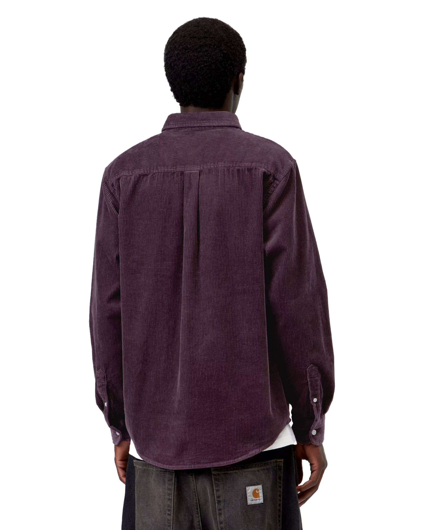 Carhartt Wip L-S Madison Cord Shirt Cozy Purple