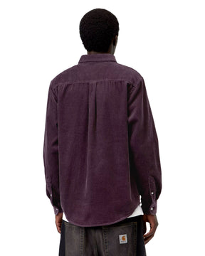 Carhartt Wip L-S Madison Cord Shirt Cozy Purple