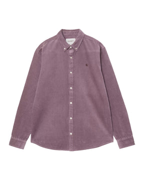 Carhartt Wip L-S Madison Cord Shirt Phlox