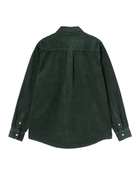 Carhartt Wip L-S Madison Cord Shirt Sycamore Tree