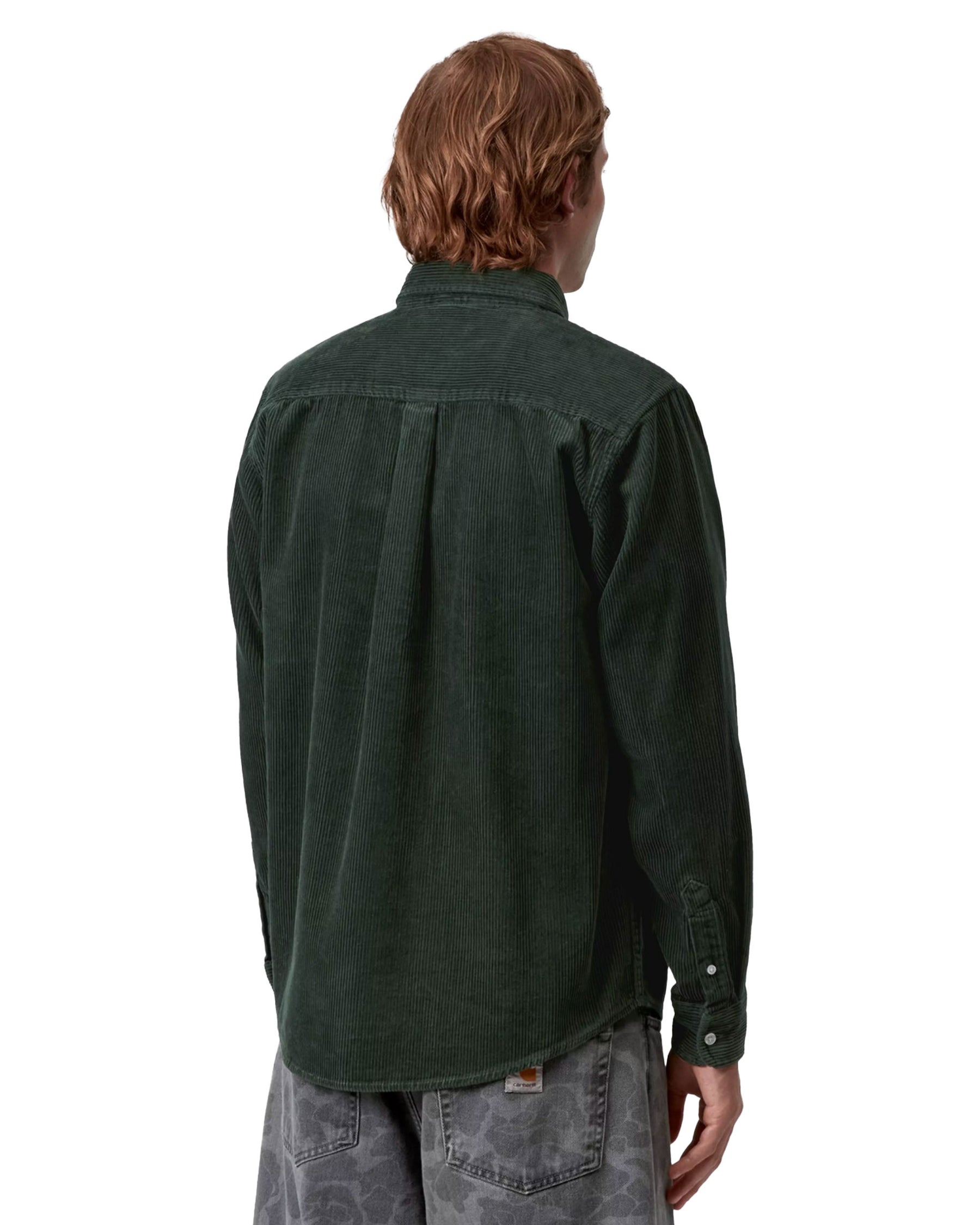 Carhartt Wip L-S Madison Cord Shirt Sycamore Tree