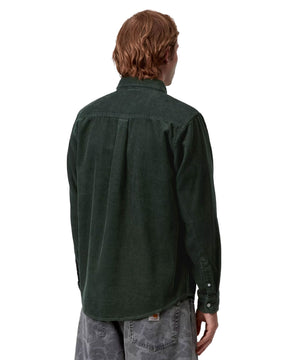 Carhartt Wip L-S Madison Cord Shirt Sycamore Tree
