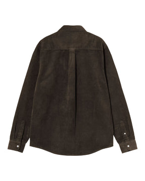 Carhartt Wip L-S Madison Cord Shirt Tobacco