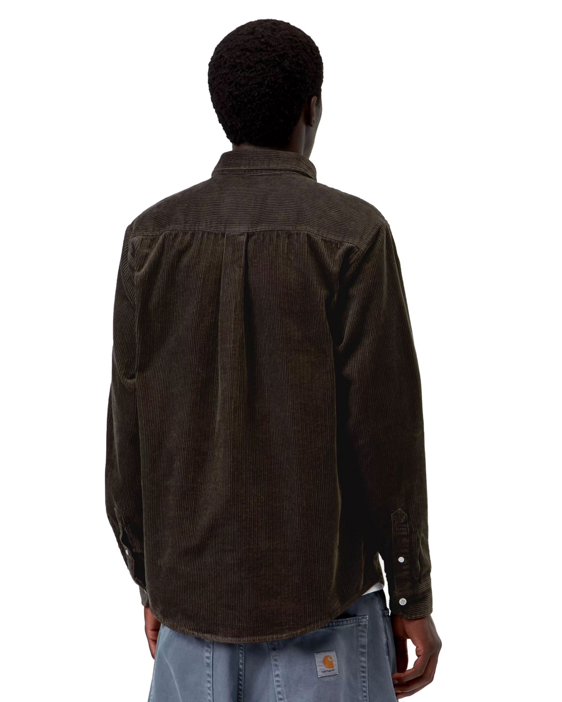 Carhartt Wip L-S Madison Cord Shirt Tobacco