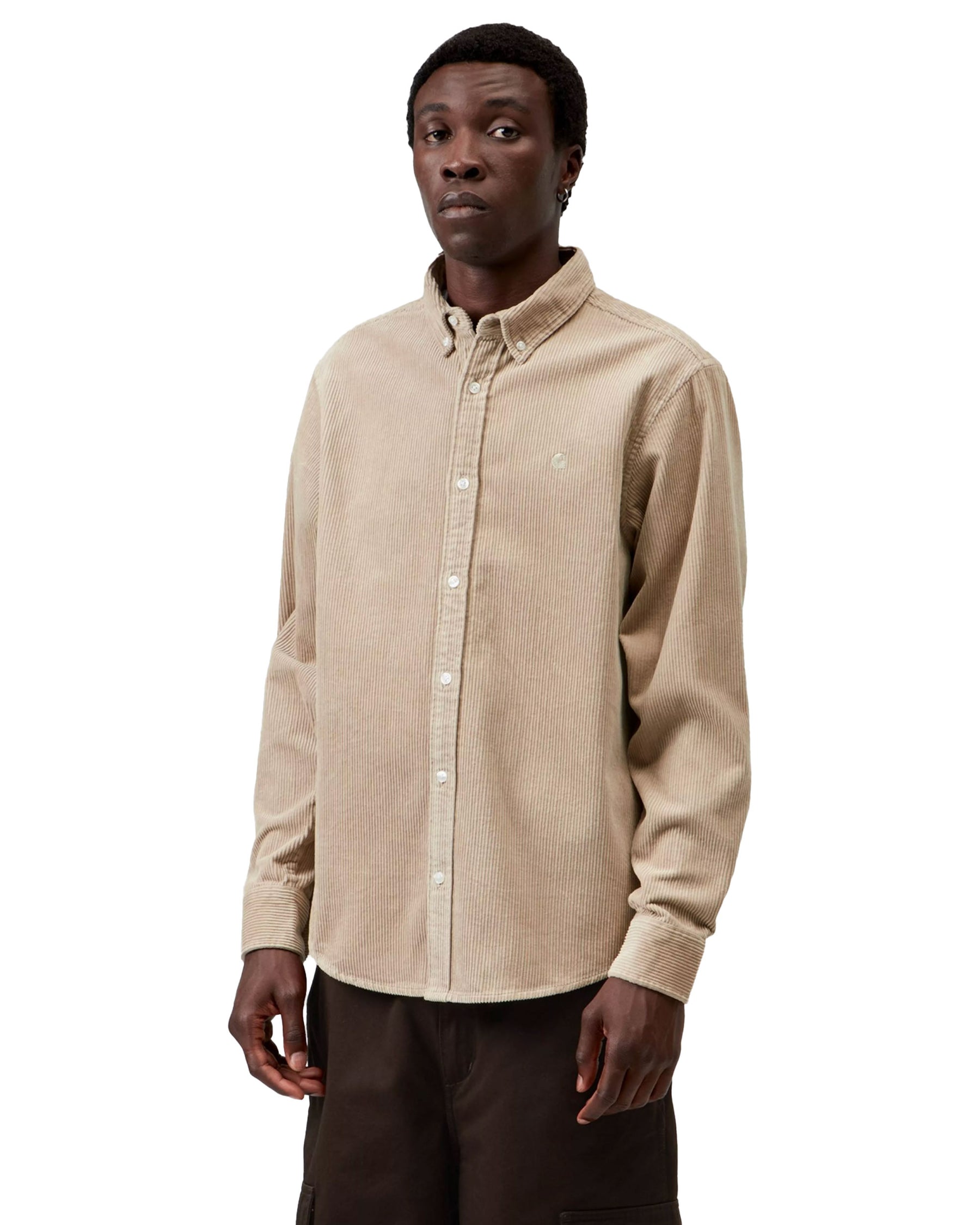 Carhartt Wip L-S Madison Cord Shirt Wall