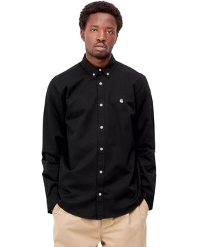 Carhartt Wip L-S Madison Shirt Black-Wax