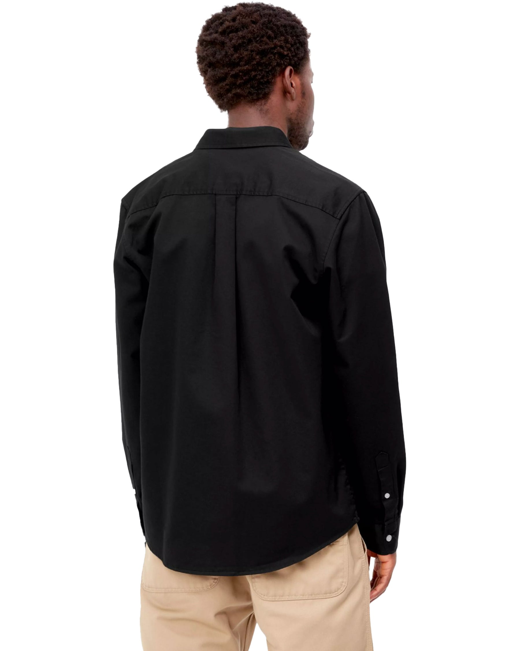 Carhartt Wip L-S Madison Shirt Black-Wax