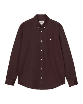 Carhartt Wip L-S Madison Shirt Palisander-Wax