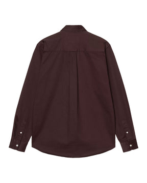 Carhartt Wip L-S Madison Shirt Palisander-Wax