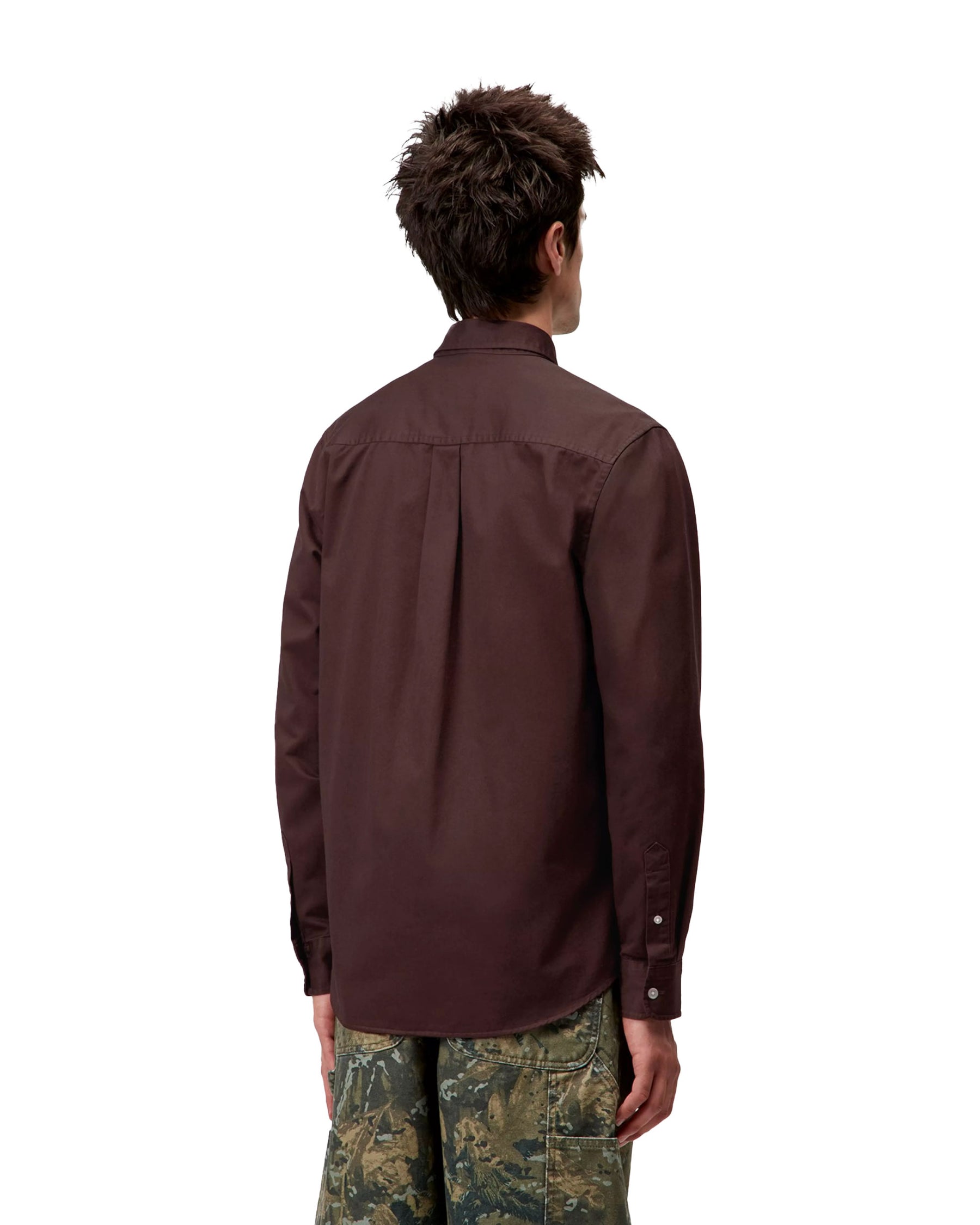 Carhartt Wip L-S Madison Shirt Palisander-Wax