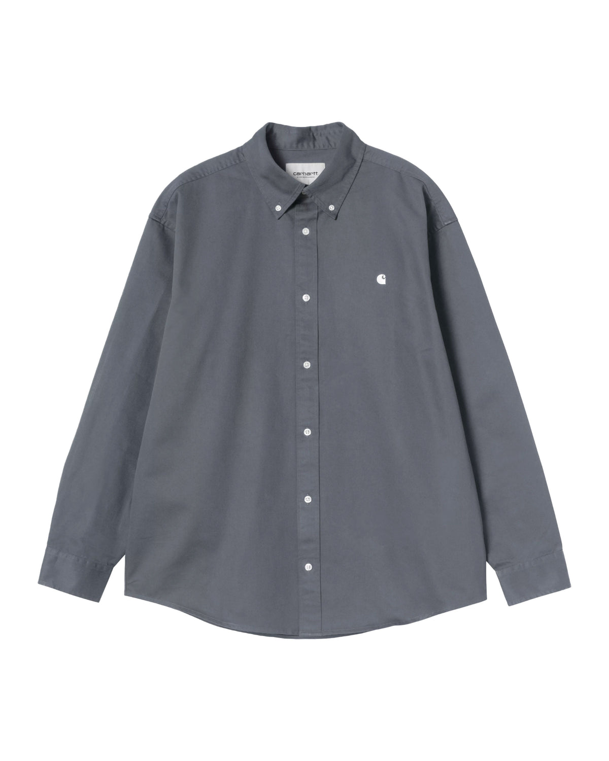 Carhartt Wip L-S OG Madison Shirt Styx Grigio