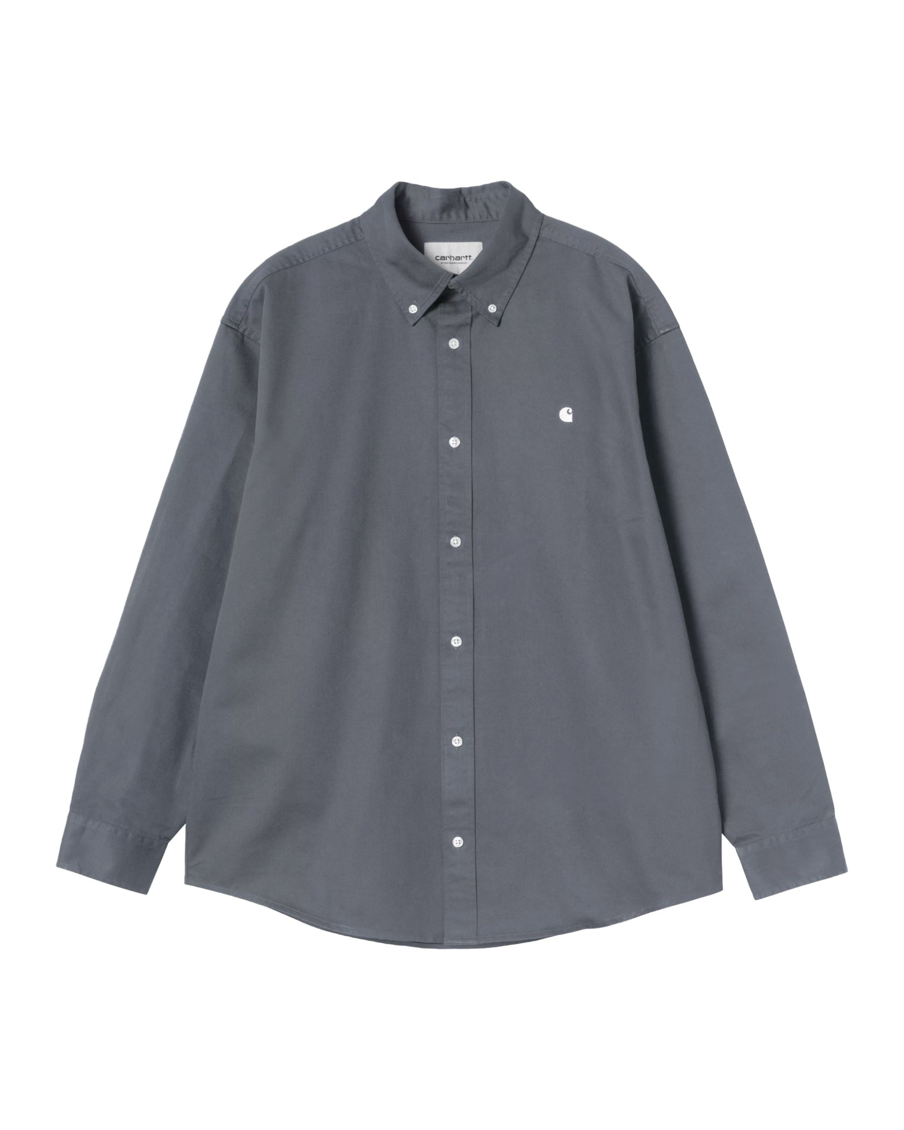Carhartt Wip L-S OG Madison Shirt Styx Grey