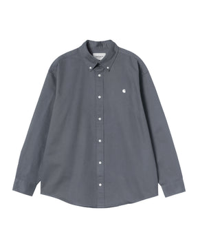 Carhartt Wip L-S OG Madison Shirt Styx Grey