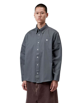 Carhartt Wip L-S OG Madison Shirt Styx Grey
