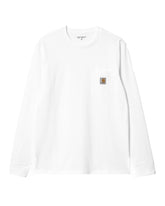 Carhartt Wip L-S Pocket Tee White