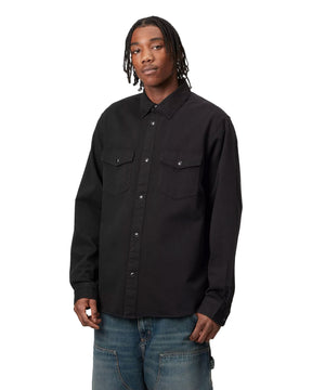 Carhartt Wip L-S Santa Fe Shirt Black