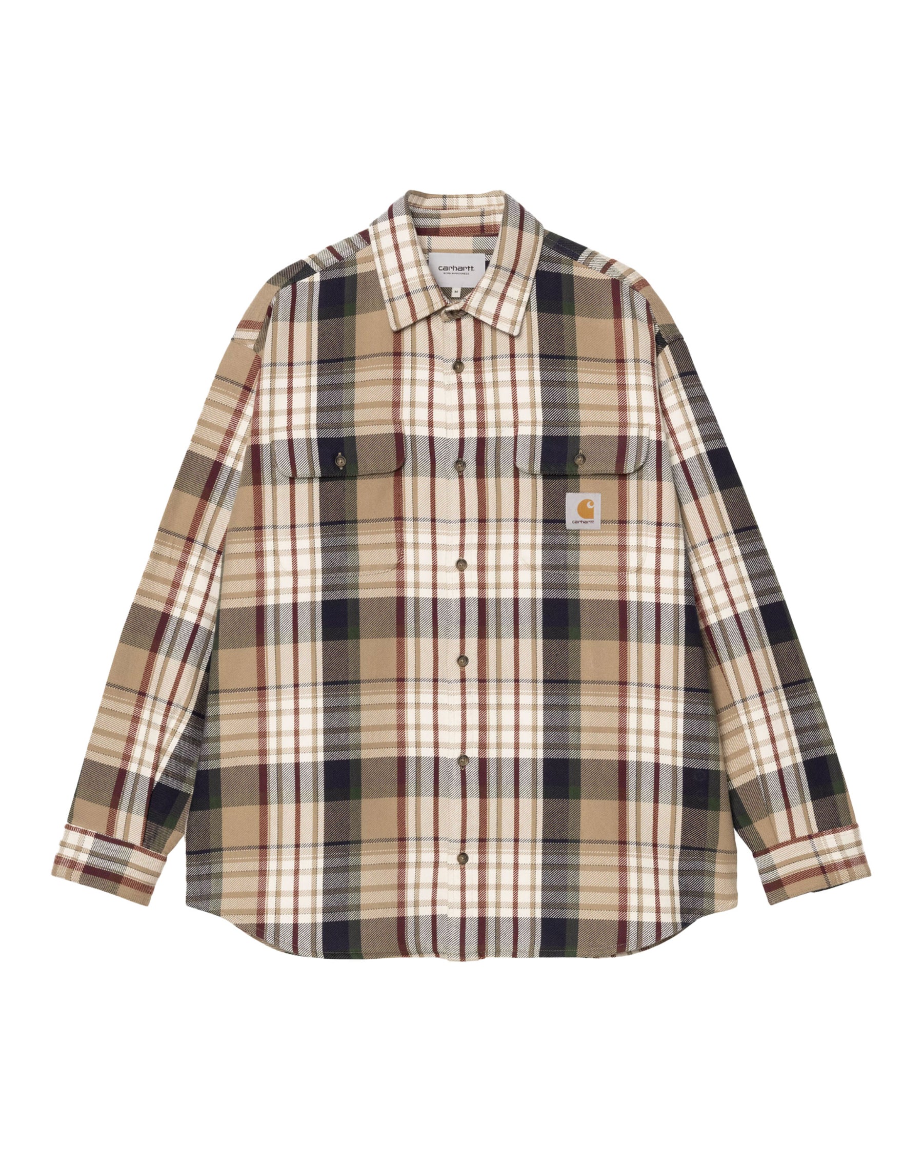 Carhartt Wip L-S Tamblyn Shirt Tamblyn Check-Leather