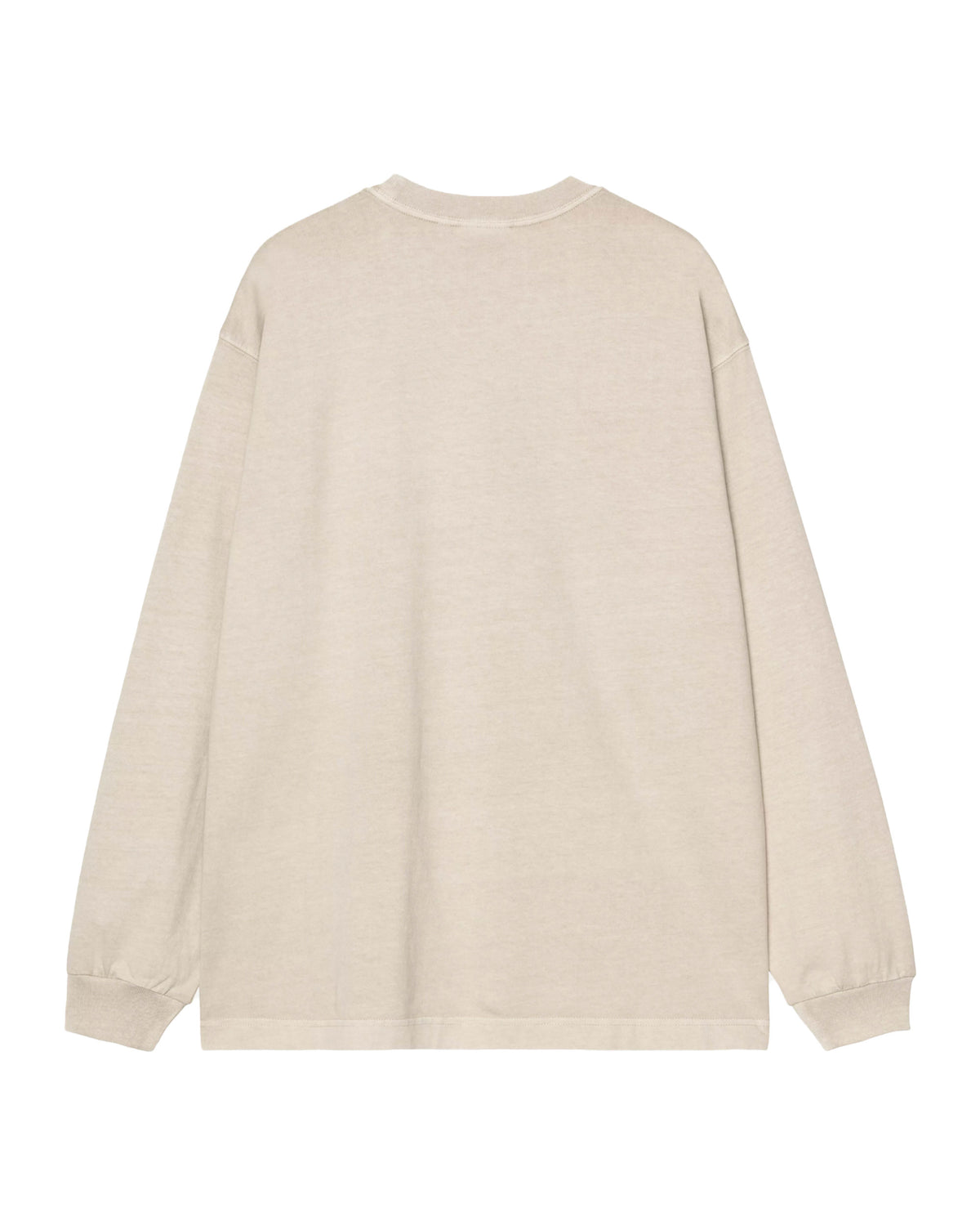 Carhartt Wip L-S Vista T-Shirt Fleur De Sel Garment Dyed