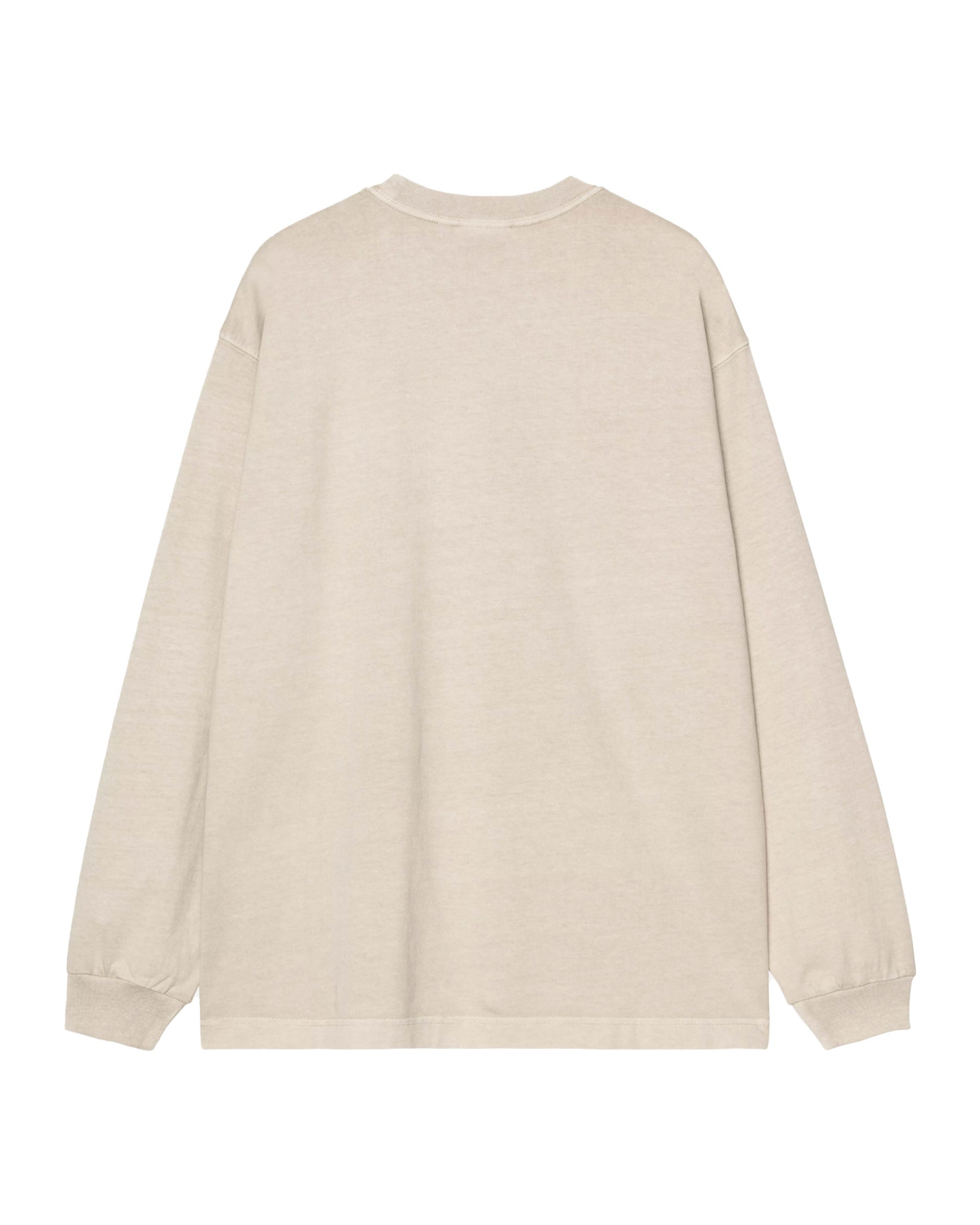 Carhartt Wip L-S Vista T-Shirt Fleur De Sel Garment Dyed