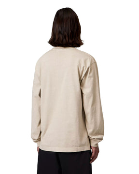 Carhartt Wip L-S Vista T-Shirt Fleur De Sel Garment Dyed