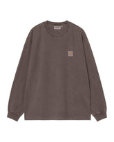 Carhartt Wip L-S Vista T-Shirt Tobacco garment dyed