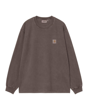 Carhartt Wip L-S Vista T-Shirt Tobacco garment dyed