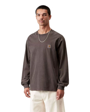 Carhartt Wip L-S Vista T-Shirt Tobacco garment dyed