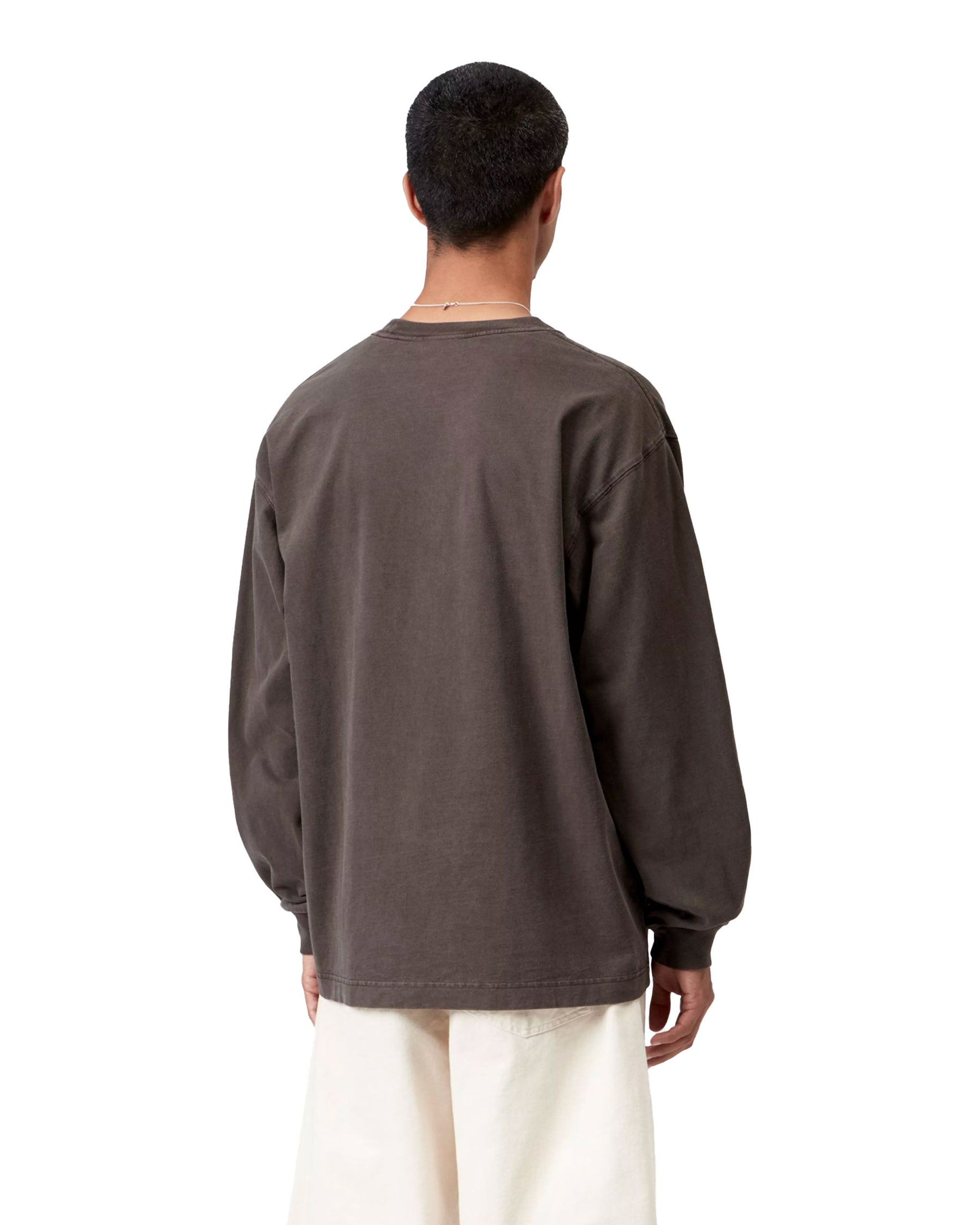 Carhartt Wip L-S Vista T-Shirt Tobacco garment dyed