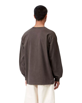 Carhartt Wip L-S Vista T-Shirt Tobacco garment dyed