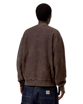 Carhartt Wip Lambert Sweat Tobacco moon wash