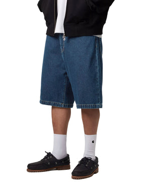 Bermuda Uomo Landon Short Blue Stone Washed