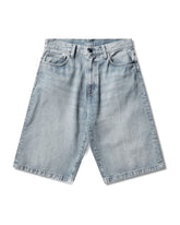 Langdon Men's Bermuda Shorts Blue Heavy Worn Bleached