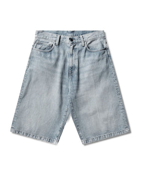 Langdon Men's Bermuda Shorts Blue Heavy Worn Bleached