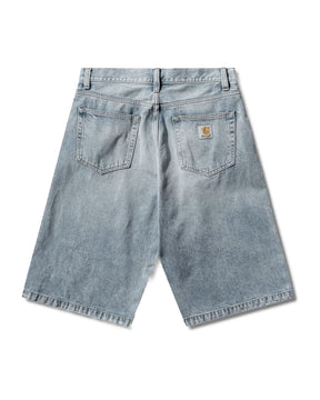 Langdon Men's Bermuda Shorts Blue Heavy Worn Bleached
