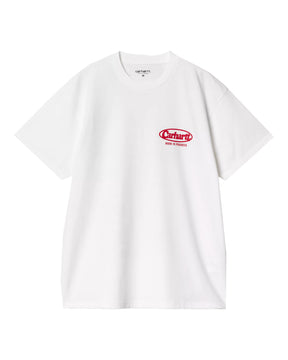 Carhartt Wip Logo T-Shirt Bianco